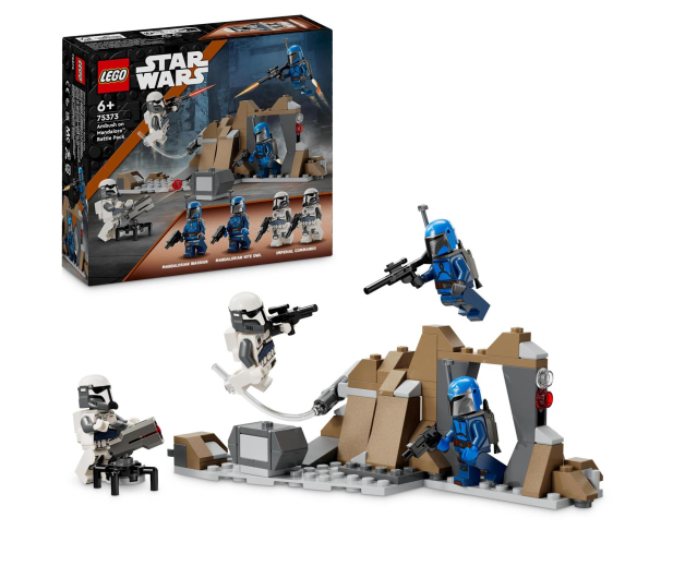 LEGO STAR WARS 75373 Zasadzka na Mandalorze — zestaw bitewny - 1248543 - zdjęcie 2